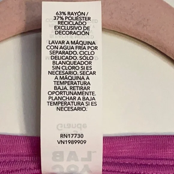 JoyLab Women’s Dusty Pink Slub Short Sleeve Boxy Fit T-Shirt, Size Large; NWT - Picture 7 of 12